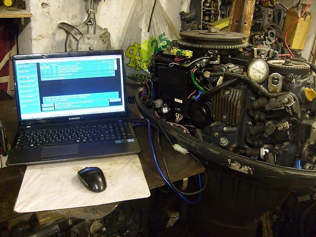 Перепрошивка лодочных моторов